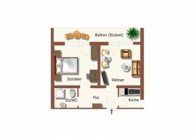 Ferienwohnung  kleine Auszeit NR 10