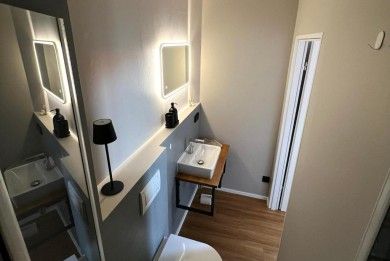 Modernes Tiny House Diva am Weingut