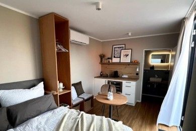 Modernes Tiny House Diva am Weingut