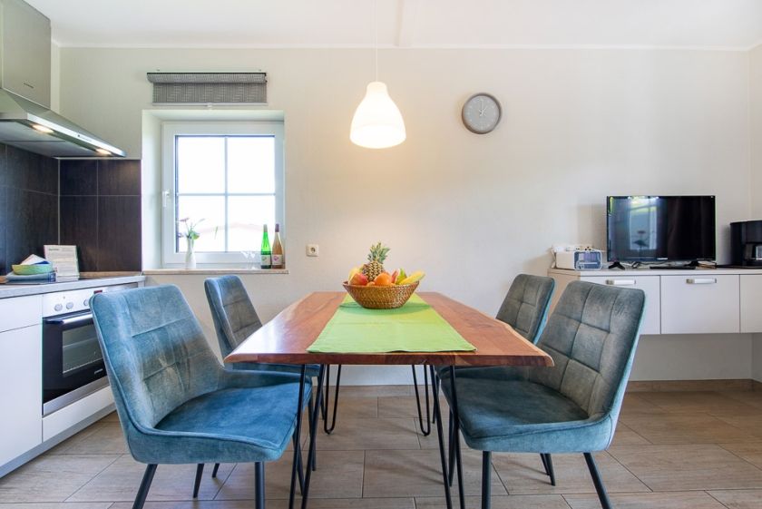 Küche und Essbereich Ferienhaus Sperling