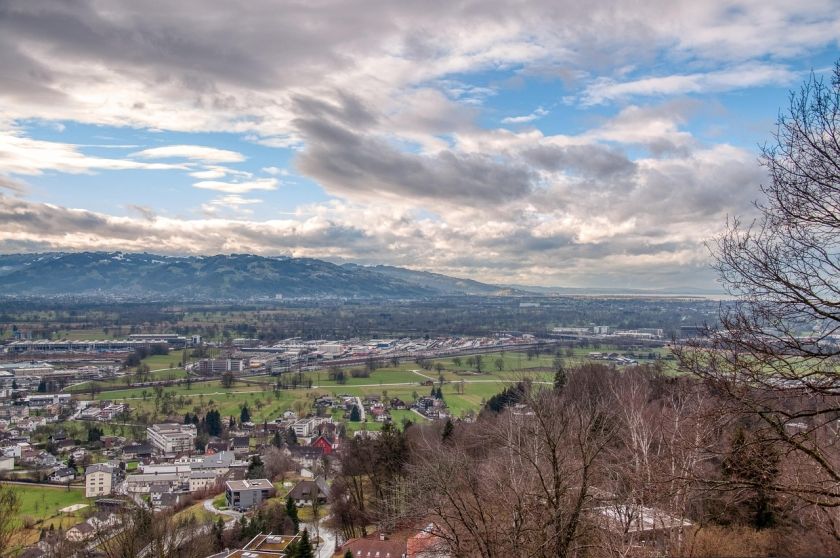 Ausblick über die Bodensee Region