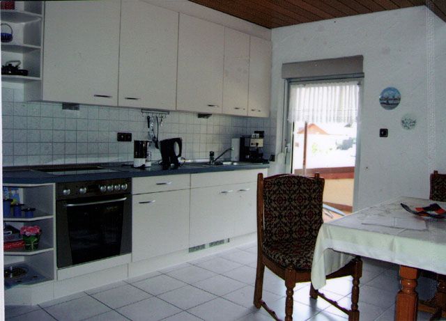 Küche mit Sitzgruppe