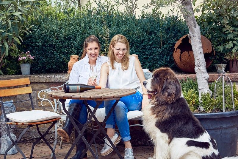 Gutsschänke St. Annaberg - Gästezimmer, Vinothek, Weingut Sankt Annagut - Urlaub auf dem höchstgelegenen Weingut der Pfalz