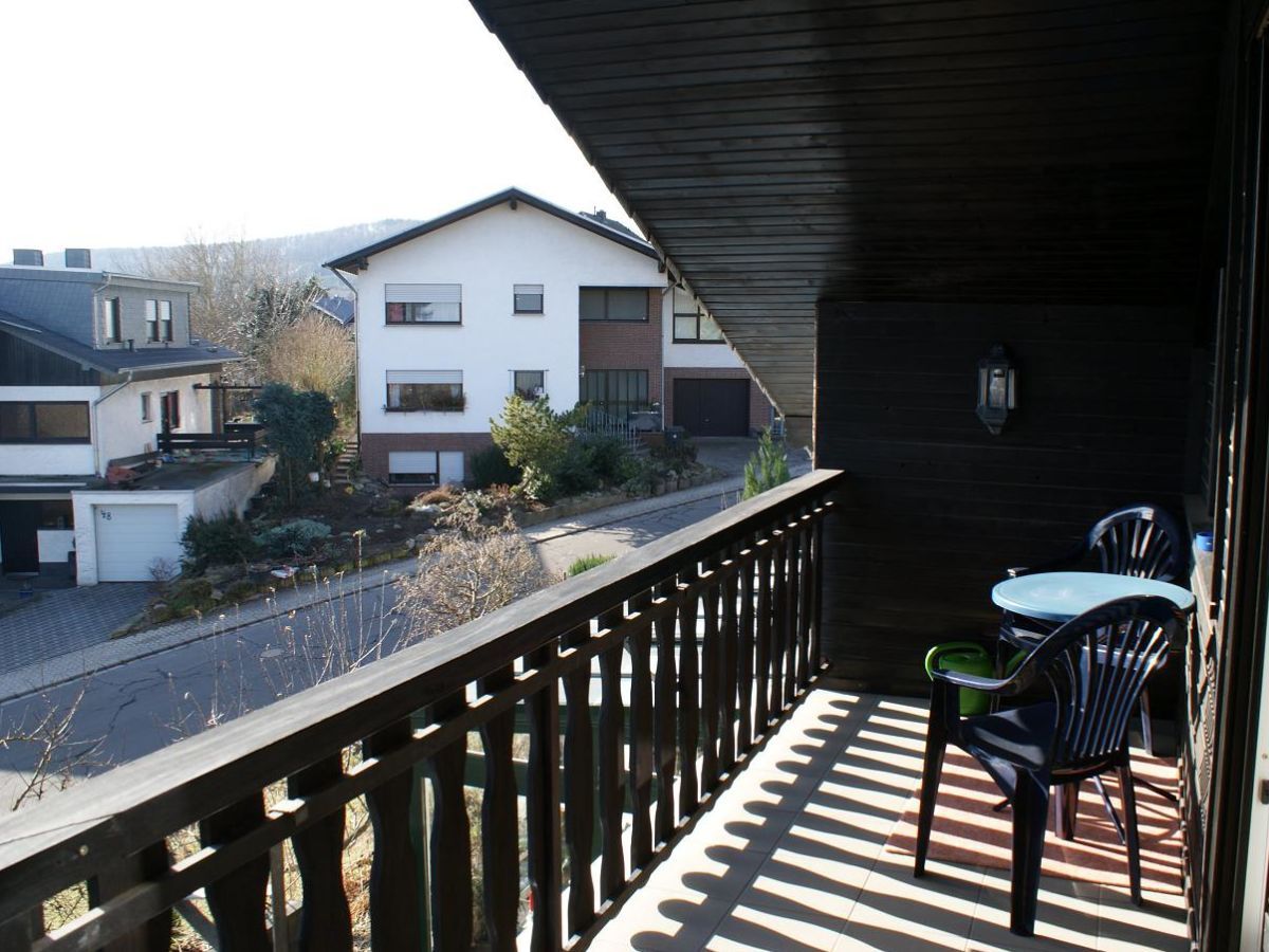 Loggia-Wohnung der Ferienwohnungen Schabbach