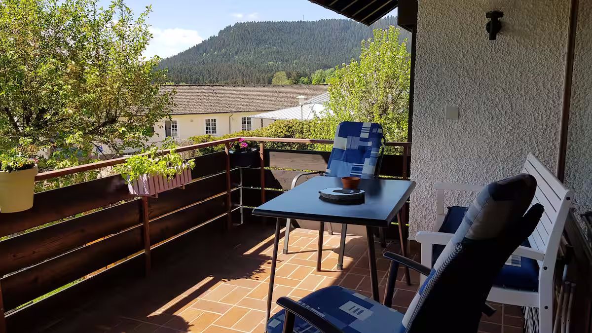 Große Wohnung mit Balkon Sulzbergblick