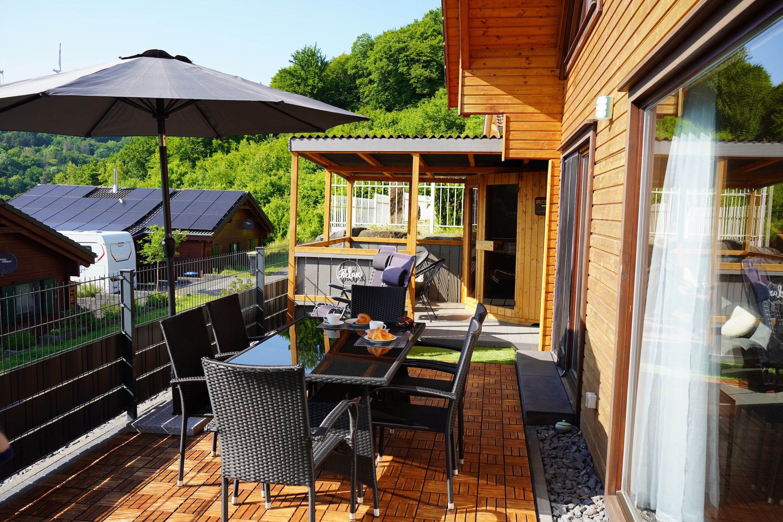 5 Sterne Ferienhaus Tommy am idyllischen Waldsee Rieden