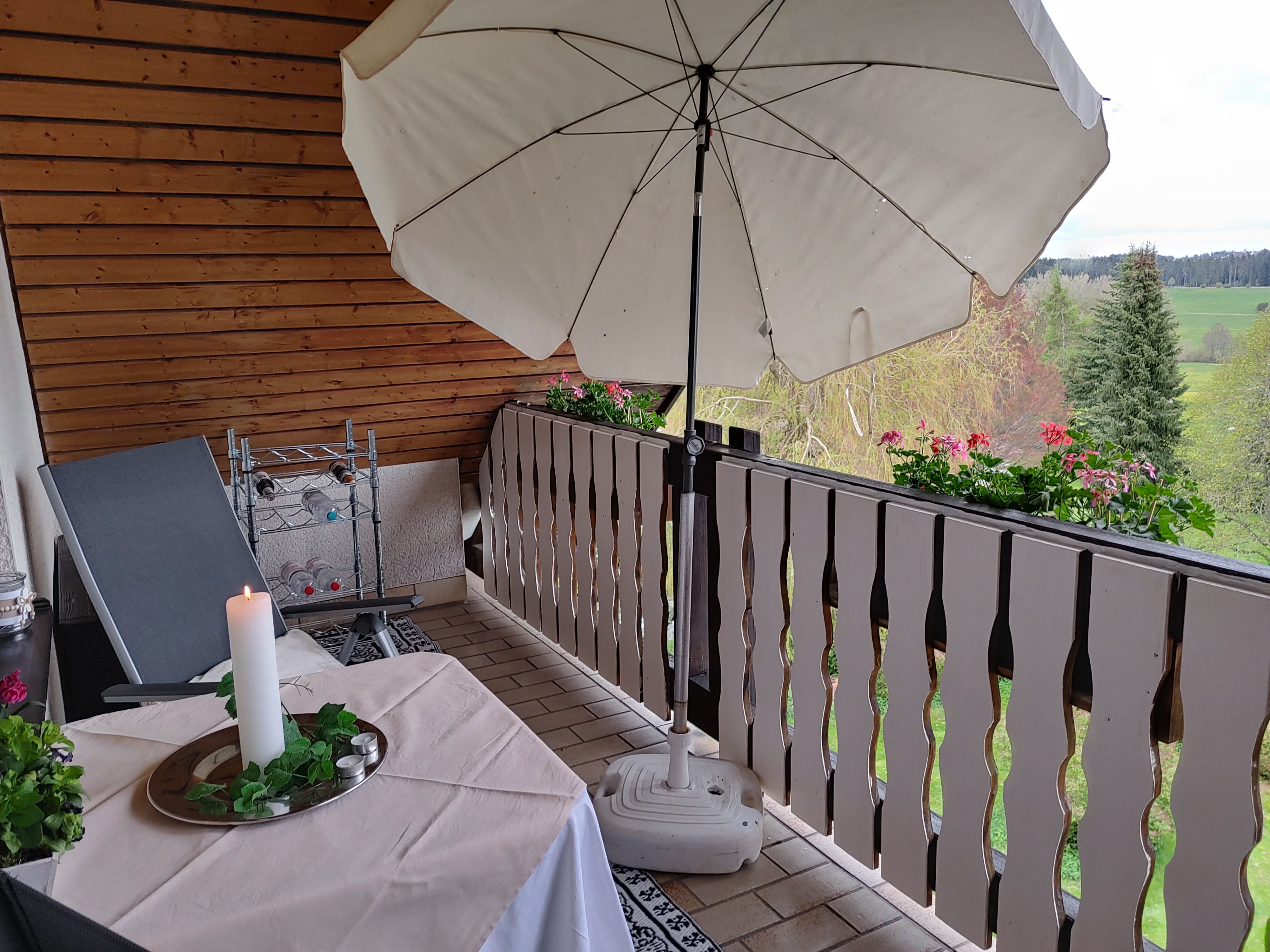 unser Balkon