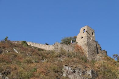 Die Burgruine bei Altenahr