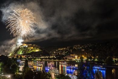 Koblenzer Sommerfest mit Rhein in Flammen 