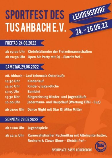 Sport und Volksfest TuS Ahbach