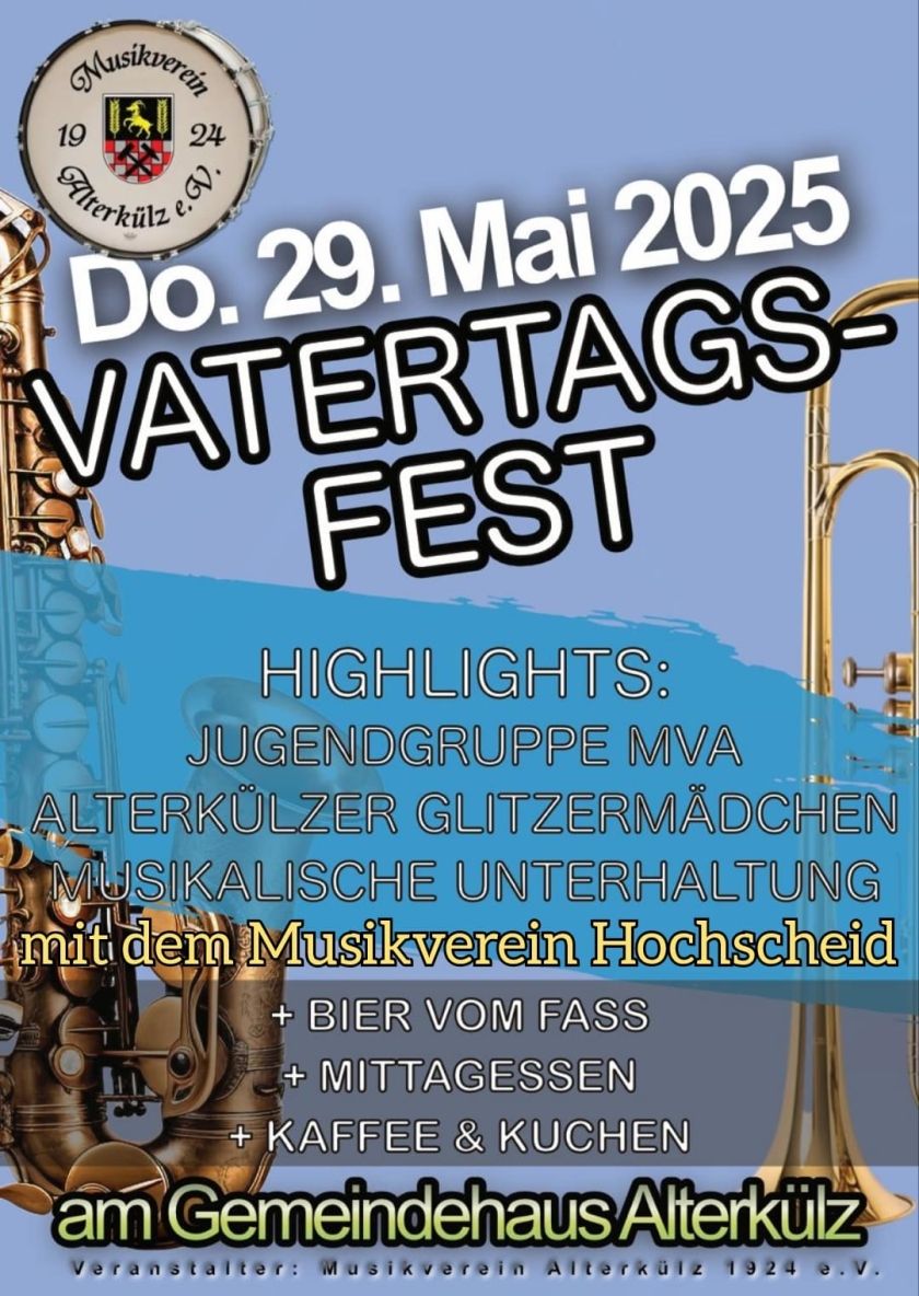 Vatertagsfest in Alterkülz
